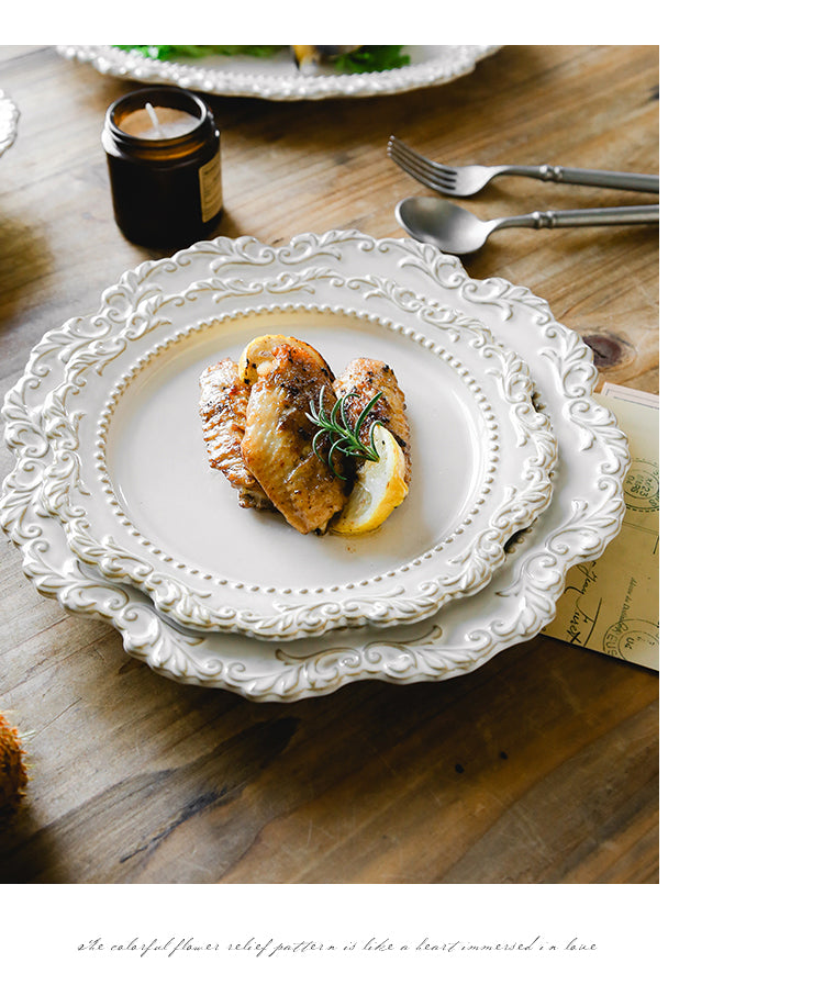 Ooh La La, French Baroque Vintage Dinnerware Ramble & Roam