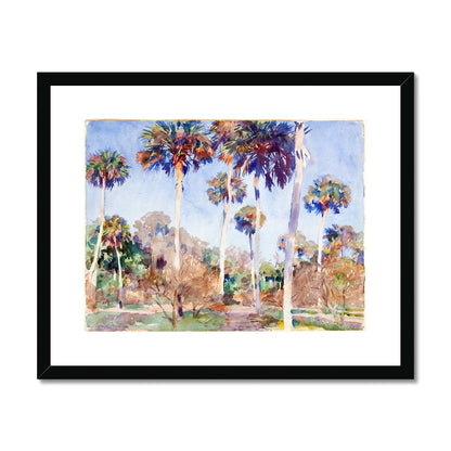 Palms, John Singer Sargent, 1917 Framed &amp; Mounted Print Ramble &amp; Roam