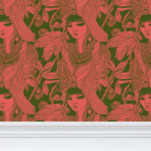 Priestess Wallpaper, Vintage Palm Beach Ramble & Roam