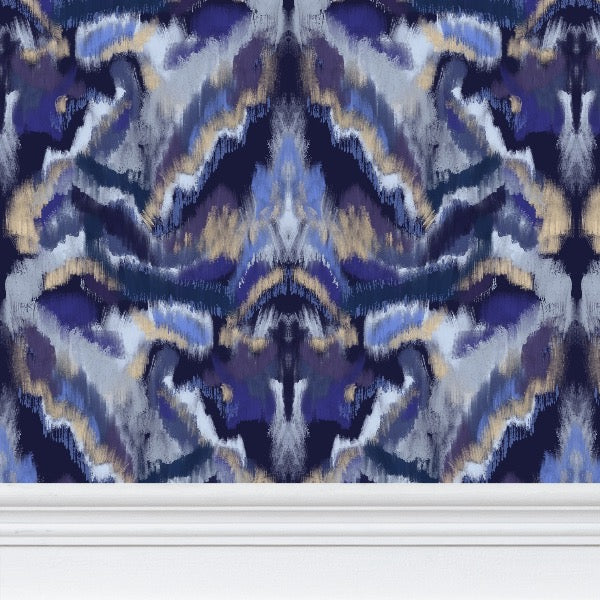 Pastel Iris, Blue Wallpaper