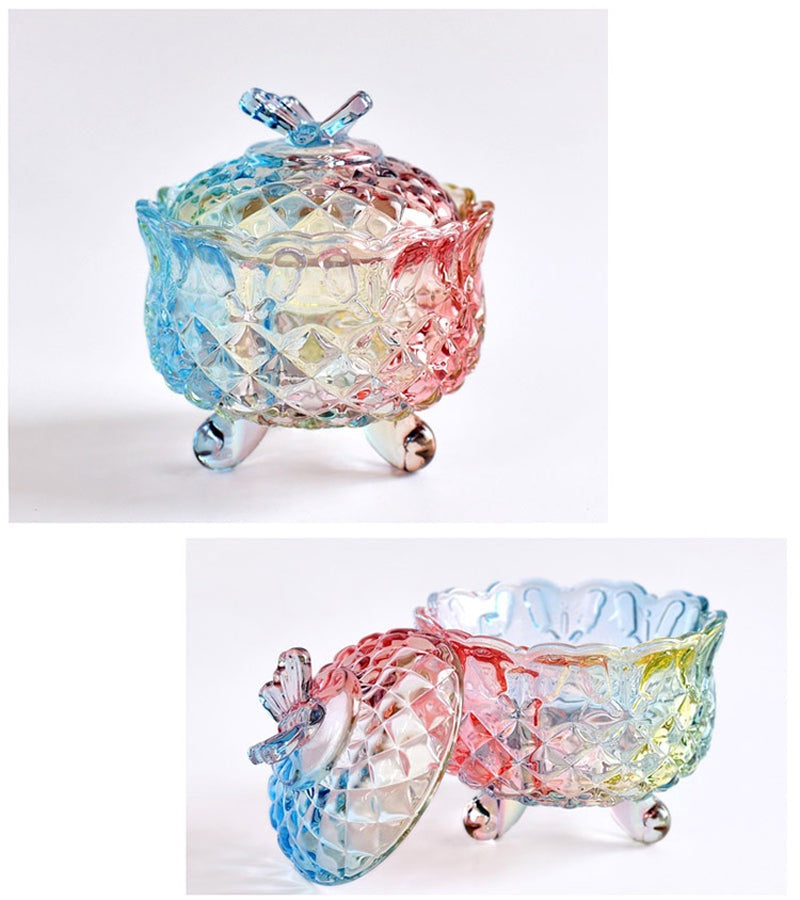 Rainbow Candy Glass Jars Ramble & Roam