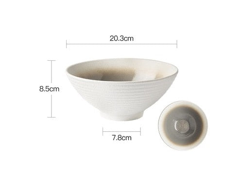 Ramen Bowls, Handmade Ceramic, Large Ramble & Roam