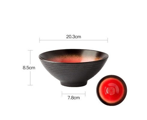 Ramen Bowls, Handmade Ceramic, Large Ramble &amp; Roam