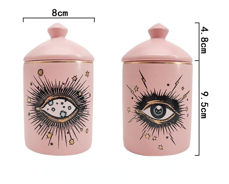 Star Eyes Ceramic Jar Ramble & Roam