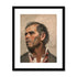 Study of a Man, Mina Carlson-Bredberg, 1886 Framed & Mounted Print Ramble & Roam