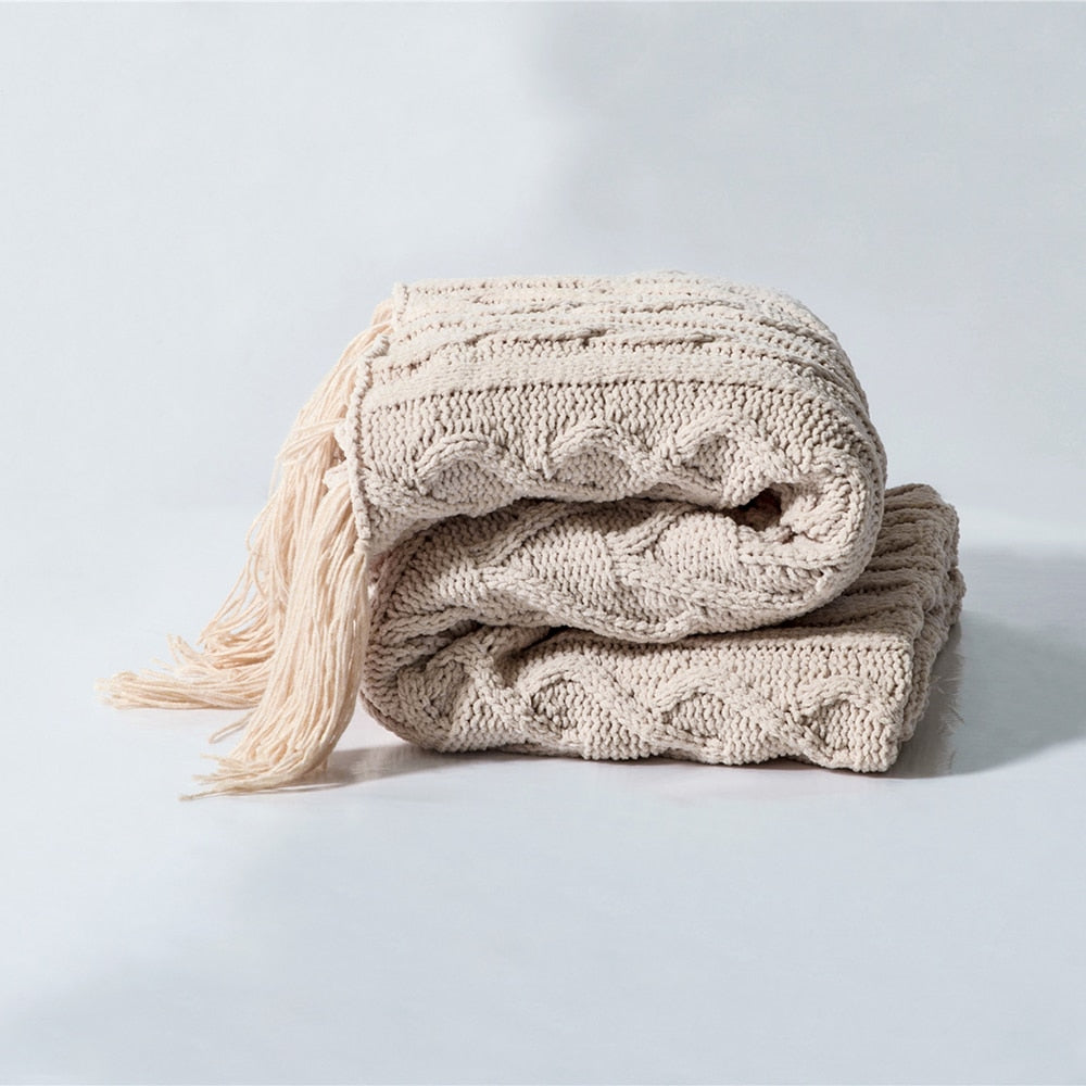 Sweetheart Chenille Knitted Blankets Ramble & Roam