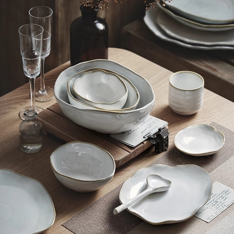 Tamago Dinnerware sets, Handmade Japanese Ceramics Ramble & Roam