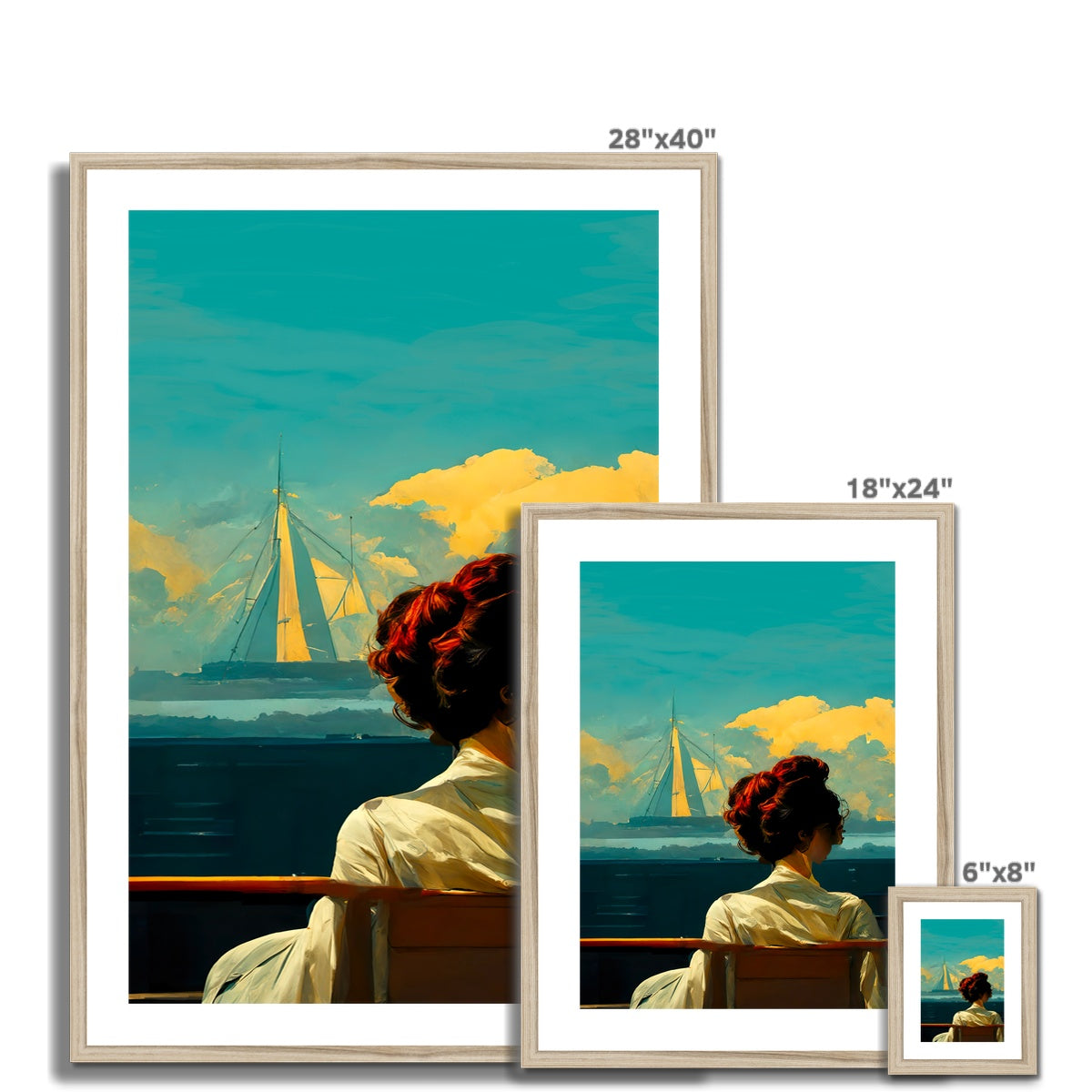 The Ship Wife  Framed &amp; Mounted Print Ramble &amp; Roam