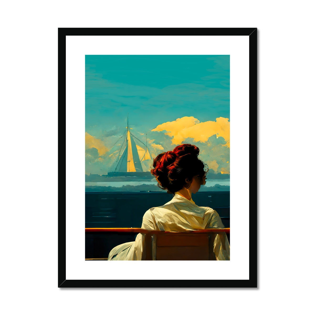 The Ship Wife  Framed &amp; Mounted Print Ramble &amp; Roam