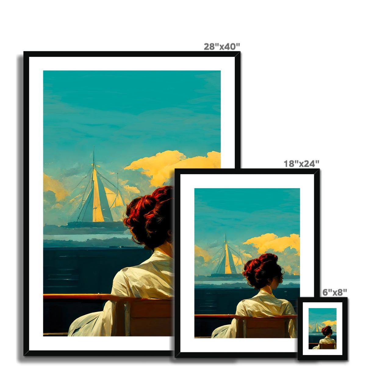 The Ship Wife  Framed &amp; Mounted Print Ramble &amp; Roam