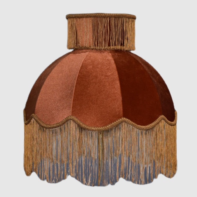 Velvet Lampshade With Tassels Ramble &amp; Roam