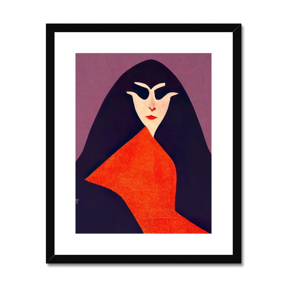When I’m an old lady, I shall witch Framed & Mounted Print Ramble & Roam
