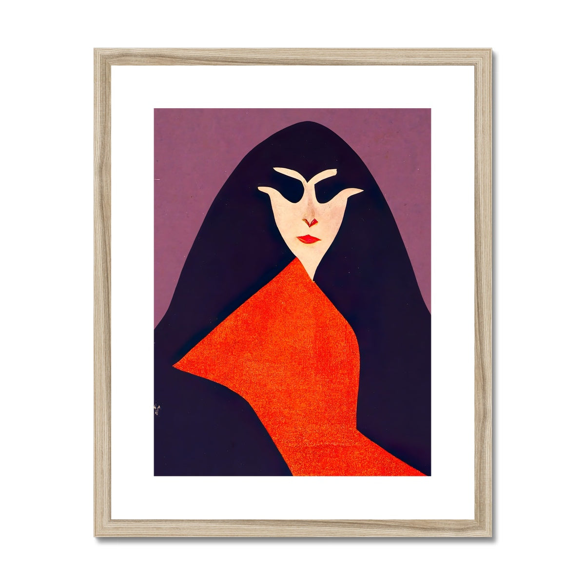 When I’m an old lady, I shall witch Framed & Mounted Print Ramble & Roam