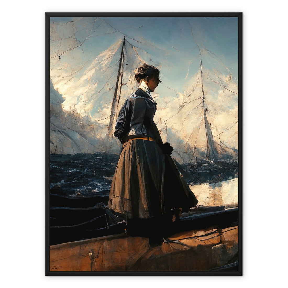 Wistful Explorer, 2015, Renée, Framed Canvas Ramble &amp; Roam