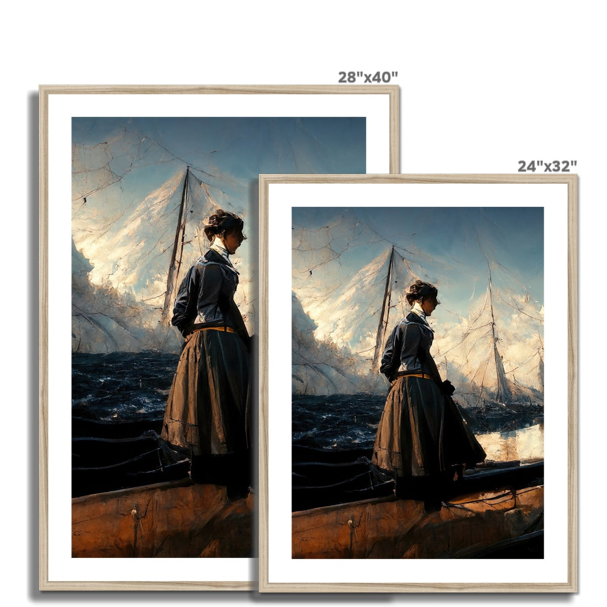 Wistful Explorer, 2015, Renée, Framed & Mounted Print Ramble & Roam