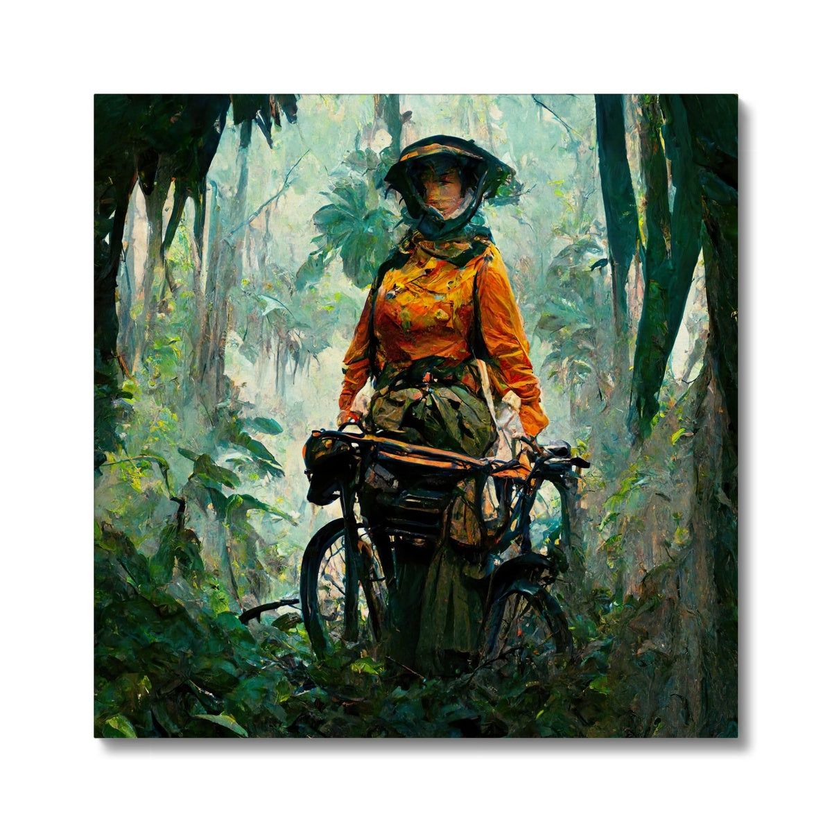 Victorian Jungle Rebel, Canvas